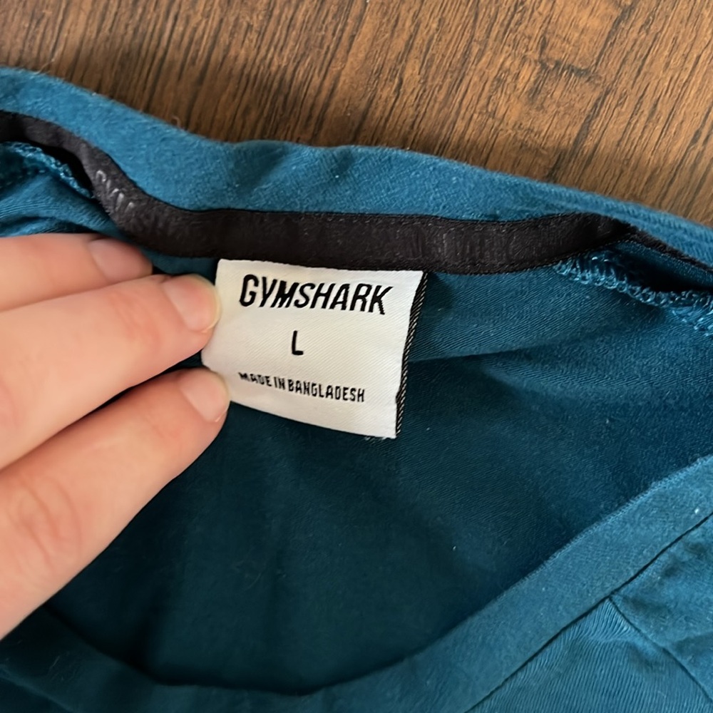 Gymshark Teal Men's Shirt - Picture 4 of 6